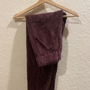 Corduroy purple pants NWOT
